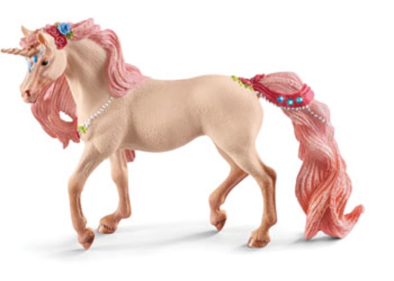 Decorated Unicorn Mare figurine, an elegant symbol of grace with intricate details, perfect for imaginative play and collection.