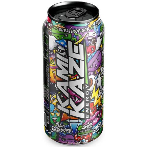 Kamikaze Blue Raspberry 500ml (Pack of 12)