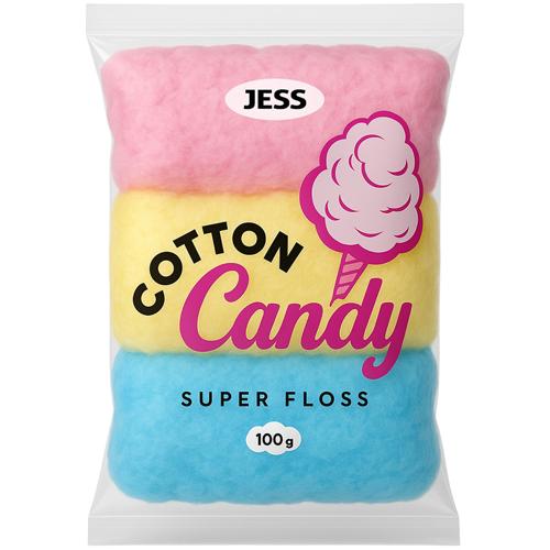Jess Cotton Candy Mix 100g (Pack of 18)