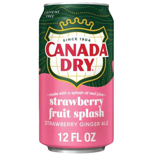 Canada Dry Strawberry Ginger Ale 355ml (Pack of 24)
