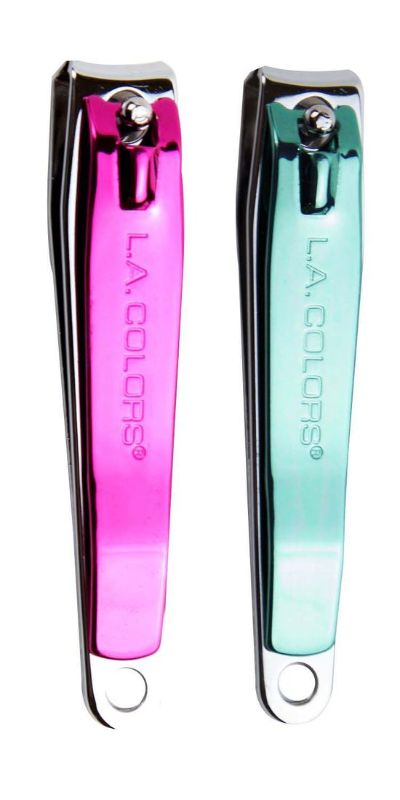 LA Colors Nail Clipper- Large Pink & Teal PPK
