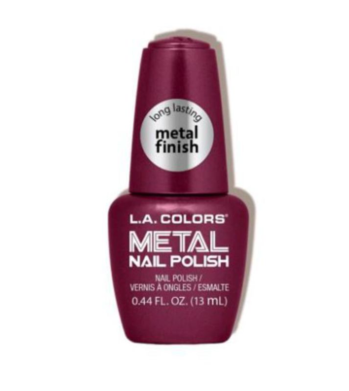 LA Colors Metal Nail Polish - Marvelous showcases a dazzling, long-lasting metallic finish in vibrant jewel tones.