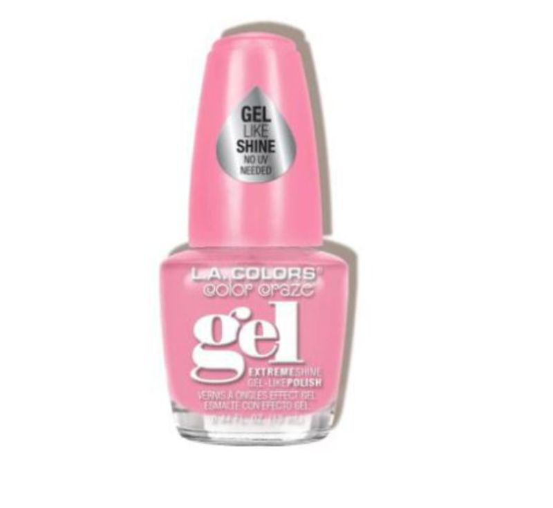 LA Colors Gel Shine Polish in Sweetheart, a vibrant, chip-resistant polish providing a luxurious gel-like shine without a UV lamp.
