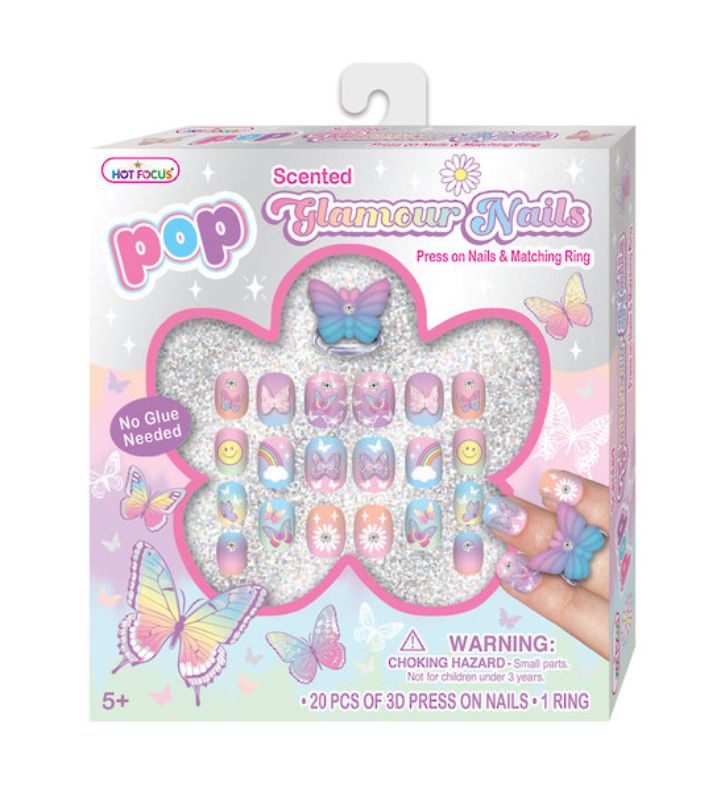 Pop Glamour Nails - Butterflies