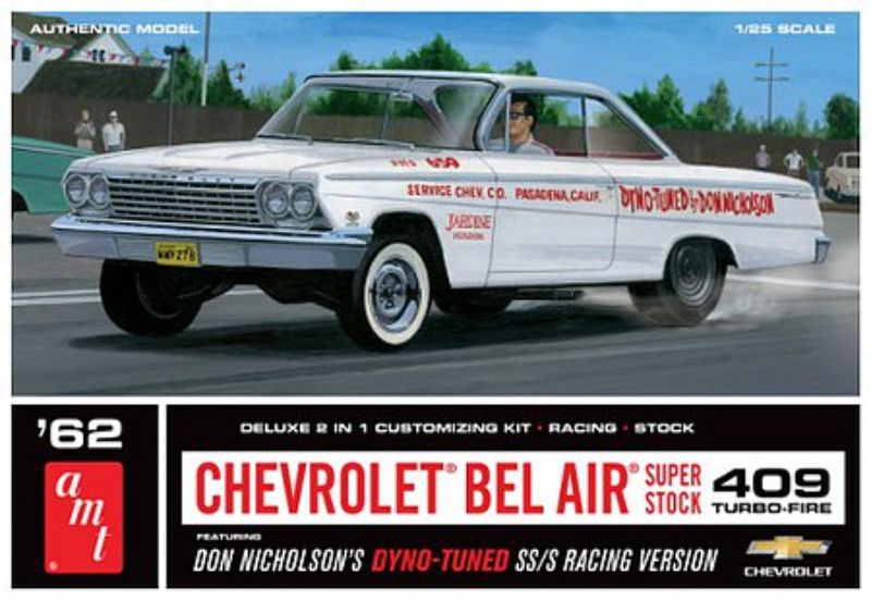 Plastic Kitset - 1/25 '62 Bel Air SS 'Nicholson