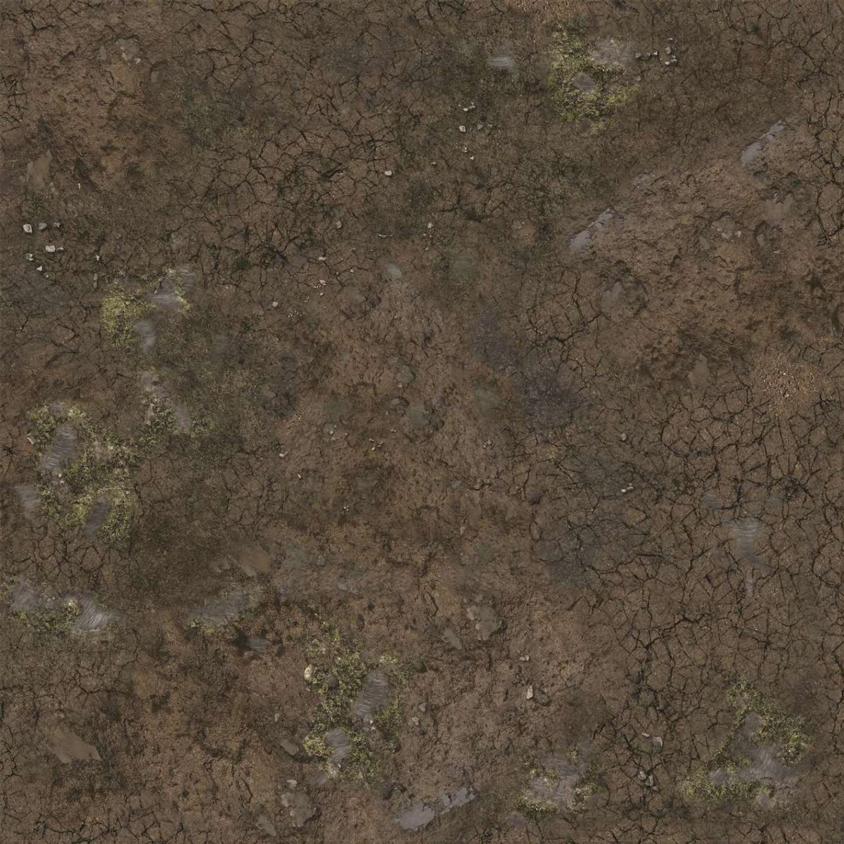 Battle Systems - Fantasy Wargames - Add-Ons - Muddy Streets Gaming Mat 2x2
