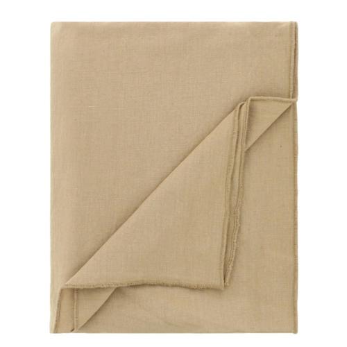 Linen Cotton Tablecloth Biscuit 150x250cm - Baksana