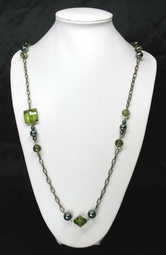 Necklace - Resin - Green - Smartfox