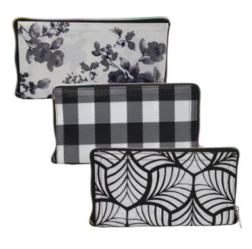 Folded Shopping Bag with Zip ASSORTED PATTERNS Price Is for One Piece 38x40cm