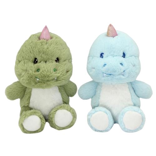 Soft Toy Ethan Dinosaur Assorted Dinosaur Blue and Green 23cm