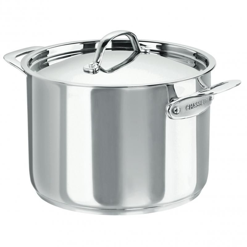 CHASSEUR Maison Stainless Steel Stock Pot 24cm/7.6 Litre
