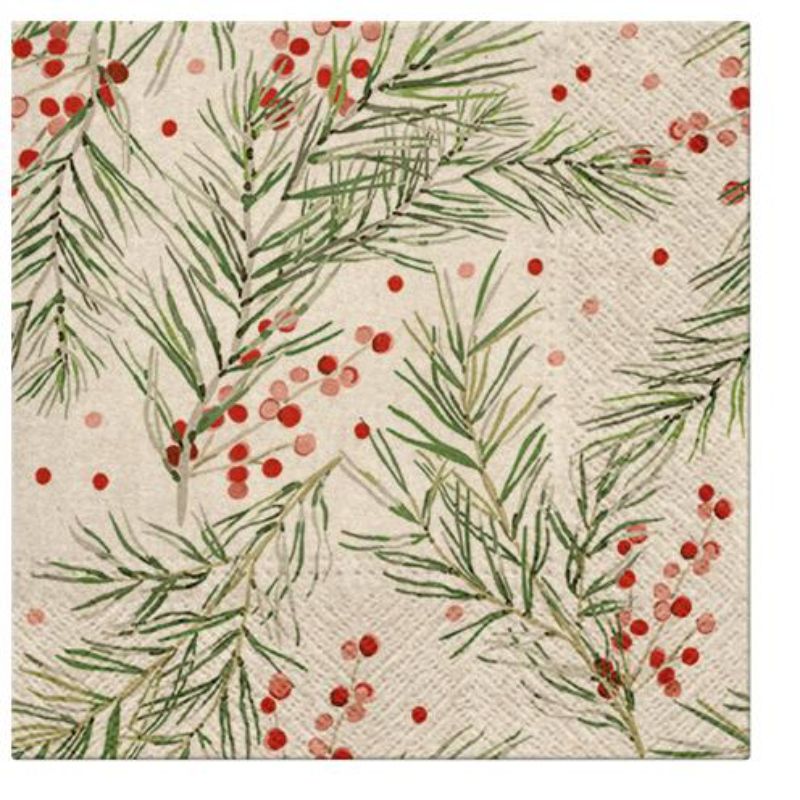 Paw Lunch Napkins 33cm Pack Of 20 | 3 Ply | We Care Holly