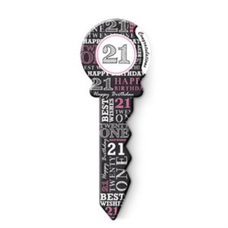 21st Pink Signature Key