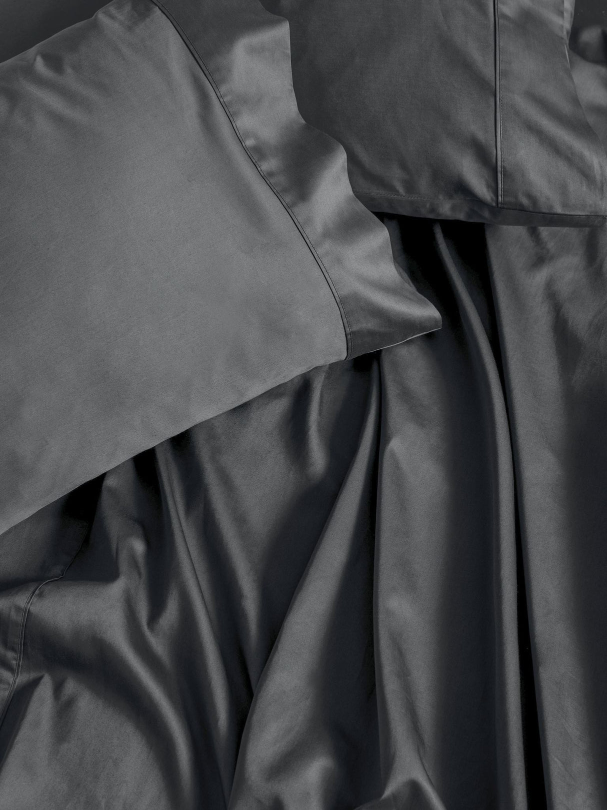 King - 250T Cotton Rich Sheet Set by Nu Edition - Charcoal