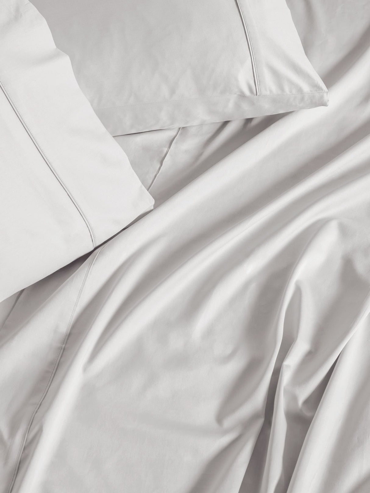 King Single - 250T Cotton Rich Sheet Set by Nu Edition - Silver