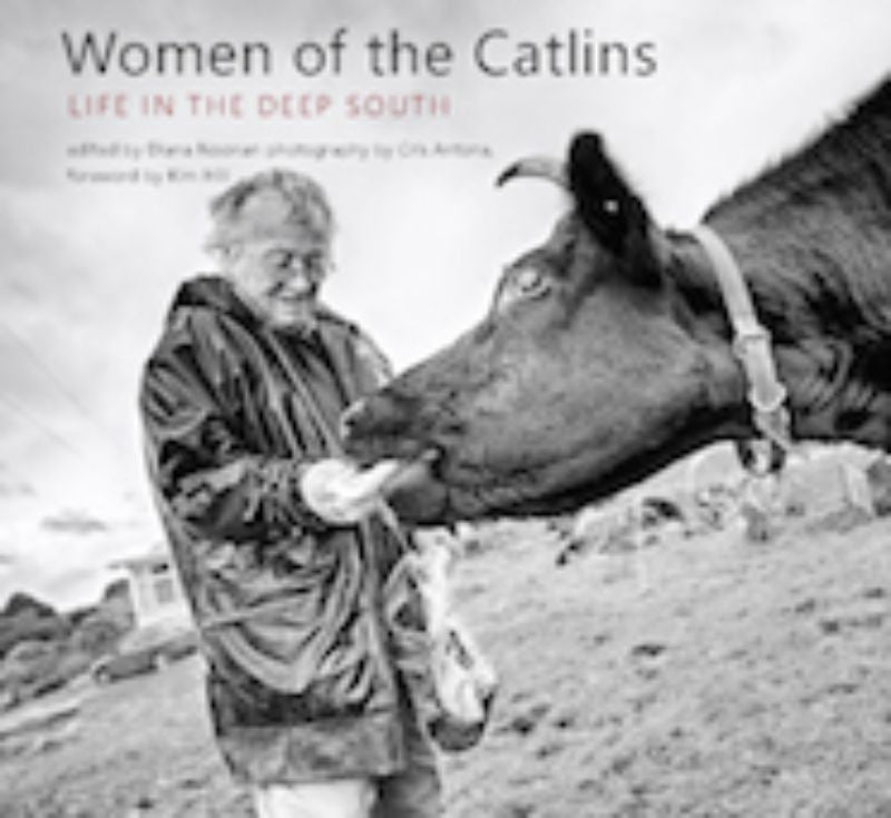 Book "Women of the Catlins" featuring stories of 26 resilient women from New Zealand's remote Catlins region.