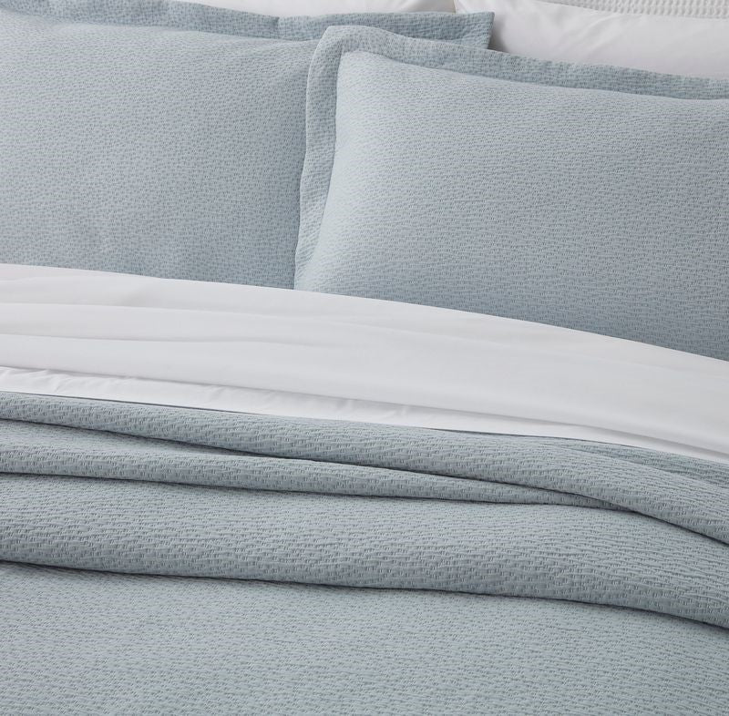 Bedspread Set - PORTO Duck Egg (California King) - BAKSANA