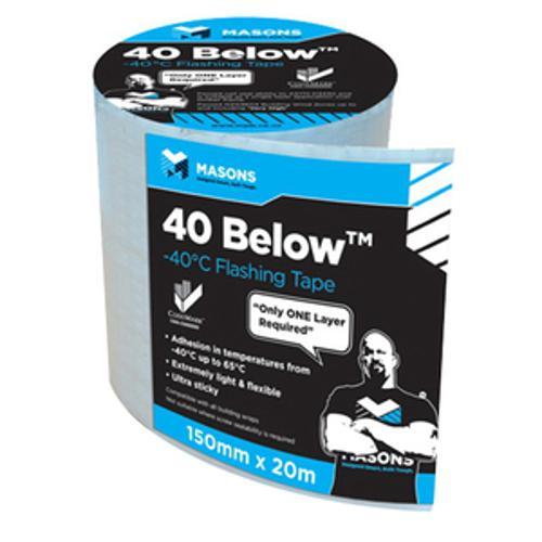 40 Below Flashing Tape 150mm x 20m