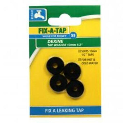 Dexine Tap Washer 13mm 4 Pack