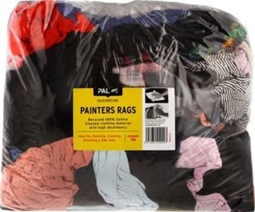 3kg Painters Rags Cotton Coloured