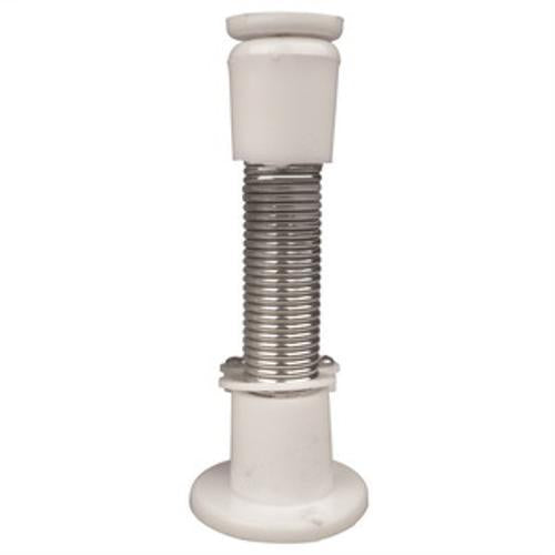 Spring Door Stop White Zinc 20 Pack