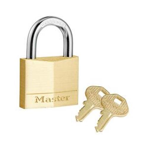 Padlock Brass Diamond Keyed 40mm 2 Pack