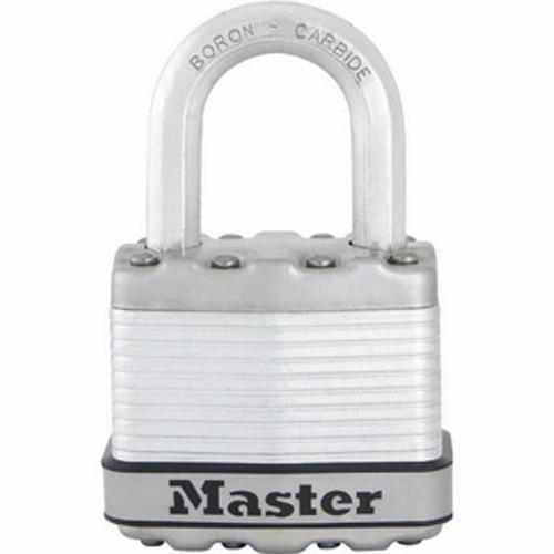 Magnum Covered Keyed Padlock Shank Laminated Stainless Steel/Titanium 45mm 25mm