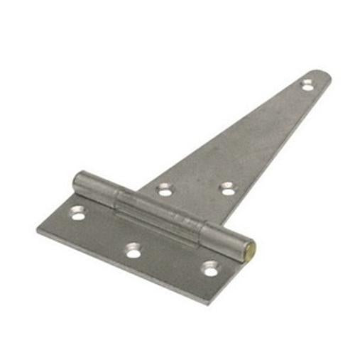 150mm Brass Pin Heavy T-Hinge Bright Zinc Plated