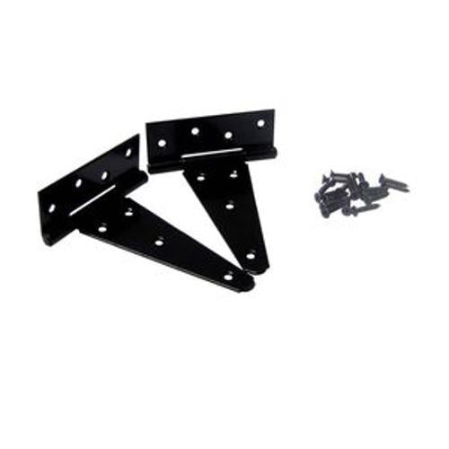 T-Hinge 100mm Heavy-Duty Black 2-Pack BTH-100HD