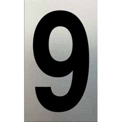 Self-Adhesive Aluminium Number 9 75mm