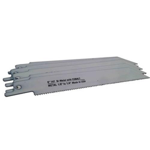 Reciprocating Saw Blade 150mm x 14tpi Metal 5-Pack
