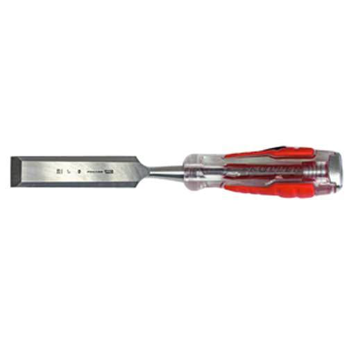 Pro Thru-Tang Chisel 25mm Steel Blade Red & Silver 300-2105