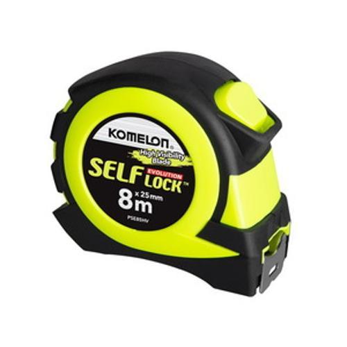 Pocket Tape Measure 8m x 25mm Auto Locking Hi-Vis TA3396