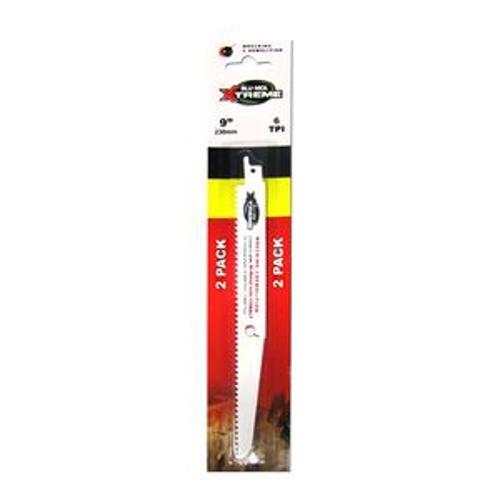Xtreme Reciprocating Saw Blade 225mm x 6tpi Wrecking 2-Pack