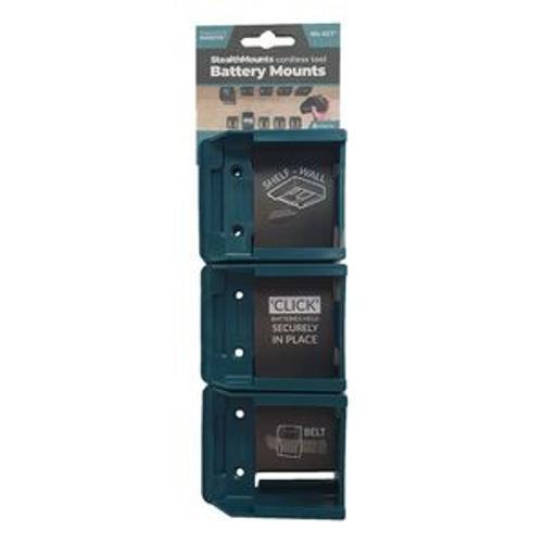 Battery Mounts Makita Blue 40v XGT 6 Pack