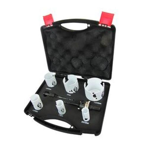 20-65mm 8-Piece Hole Saw Kit Tungsten Carbide