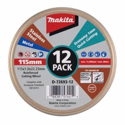 Cut Off Wheel 115mm x 12 Piece