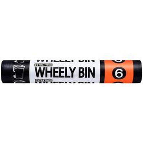 Wheelie Bin Liner Rubbish Bag 240L 6 Pack WBL6XT