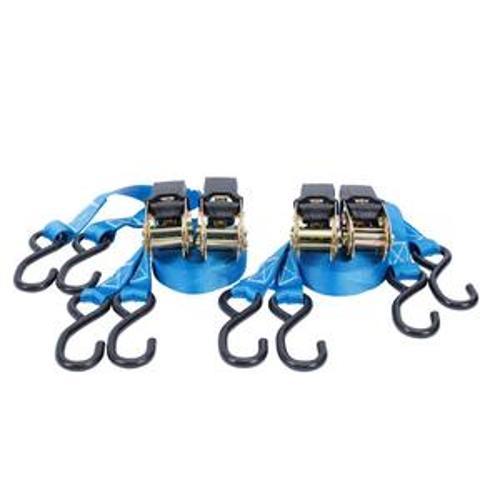 Ratchet Tie Down 25mm x 4m 2 Pack