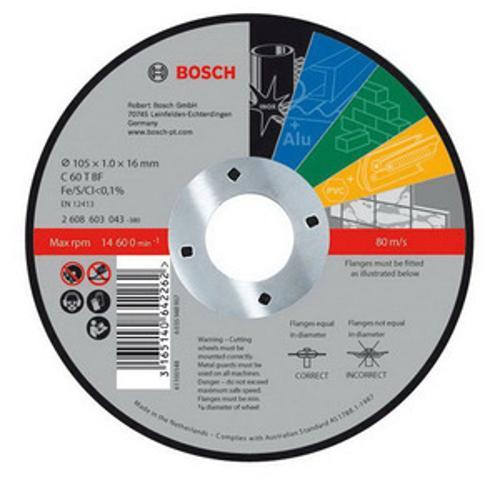 Straight Multi Cutting Disc 105 x 1 x 16mm 2608603043