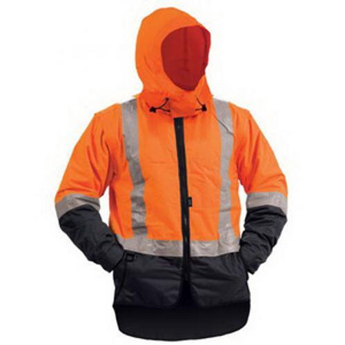 Stamina Day/Night Zip Off Sleeves Jacket Orange/Navy L 51205ON-L