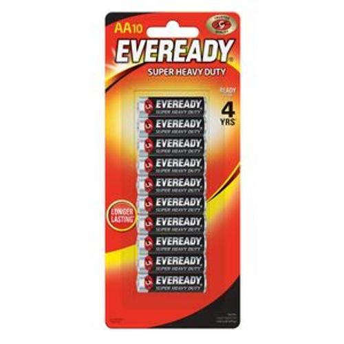 Super Heavy Duty Carbon Zinc Battery AA 1.5V 10 Pack