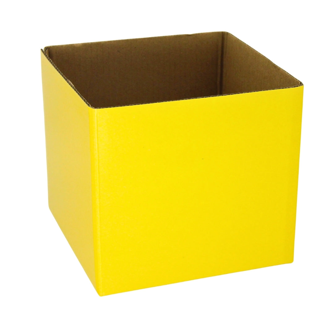 Posy Box Mixed Colours Pack of 25. - Hot pink Yellow Violet Moss and Orange.