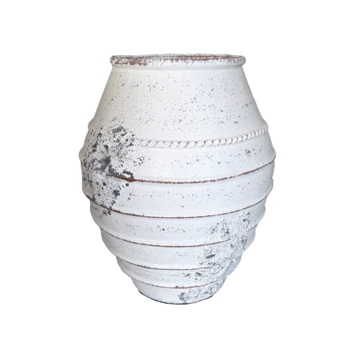 Lombok Pot - Mia Antique Whitewash Medium (40 x 50cm)