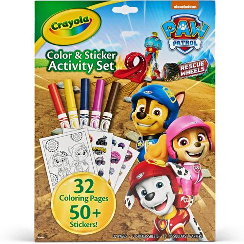 Crayola Color & Sticker Activity Set Paw Patrol