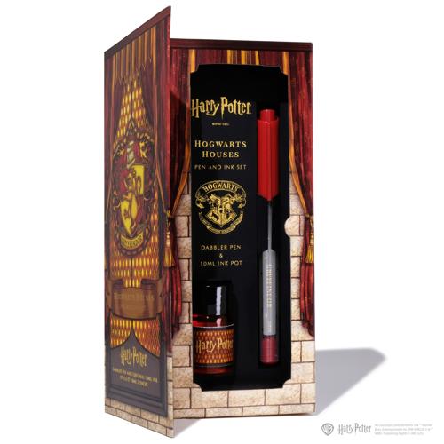 FWP Dabbler Pen and 10ml Ink Set WB Harry Potter Houses of Hogwarts Gryffindor