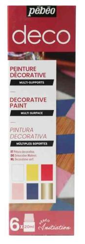 Pebeo Deco Sets 20ml Set 6 Assorted