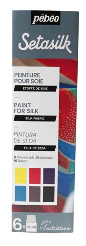 Pebeo Setasilk Sets 20ml Set 6