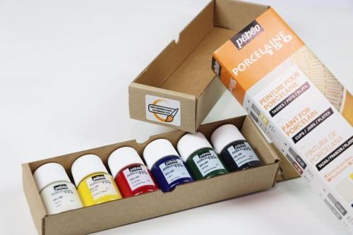 Pebeo Porcelaine 150 Sets 20ml Set 6 Chalk