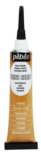 Pebeo Vitrail Cerne Relief 20ml Rich Gold